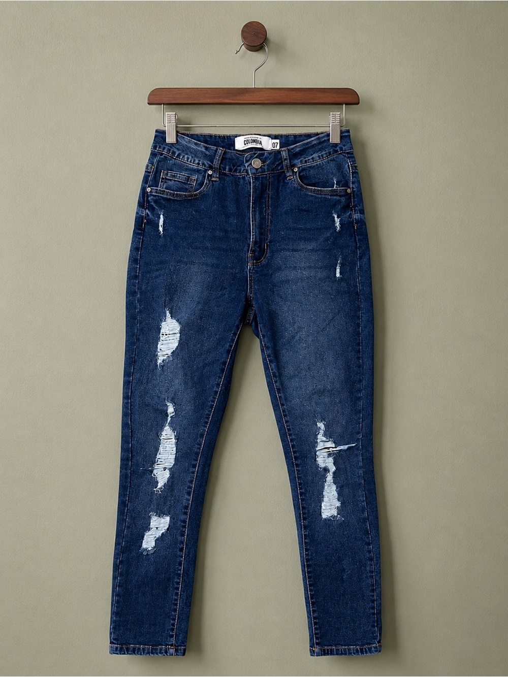 Refuge Denim Colombia Distressed Skinny Jeans